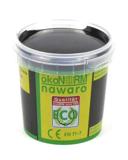 vingerverf 4 kleuren (4x 150ml) - oranje, bruin, zwart, wit