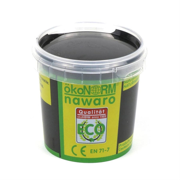 vingerverf 4 kleuren (4x 150ml) - oranje, bruin, zwart, wit