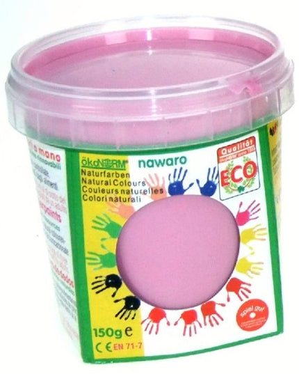 vingerverf "Princess Ecofee" 4 kleuren (4x 150ml) - lichtroze, donkerroze, paars, turkoois