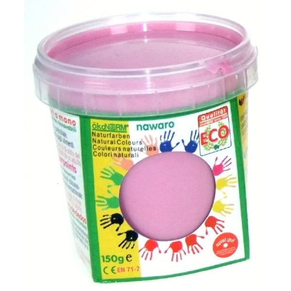 vingerverf "Princess Ecofee" 4 kleuren (4x 150ml) - lichtroze, donkerroze, paars, turkoois