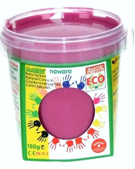 vingerverf "Princess Ecofee" 4 kleuren (4x 150ml) - lichtroze, donkerroze, paars, turkoois