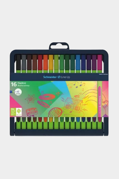 fineliner bio-kunststof - 0,4 mm - 16 kleuren
