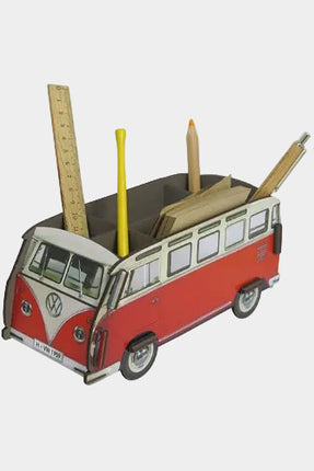 pennenhouder "VW busje" - rood