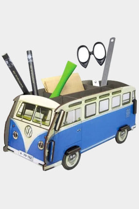 pennenhouder "VW busje" - blauw