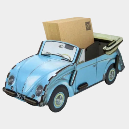 pennenhouder "VW kever cabriolet" - blauw