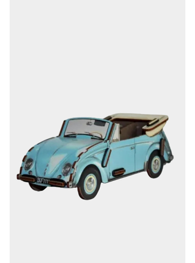 pennenhouder "VW kever cabriolet" - blauw