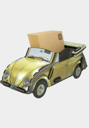pennenhouder "VW kever cabriolet" - goud