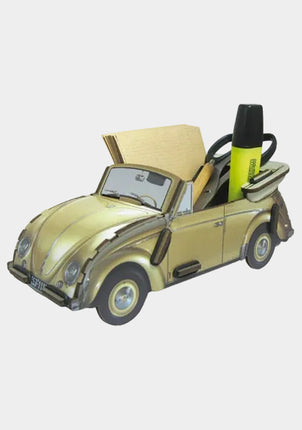 pennenhouder "VW kever cabriolet" - goud