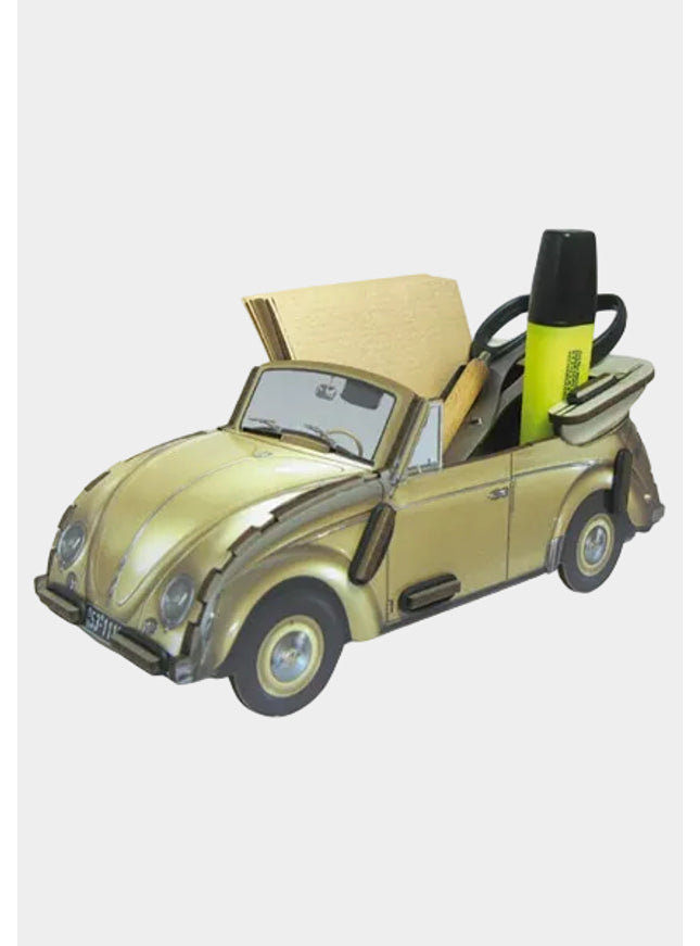 pennenhouder "VW kever cabriolet" - goud