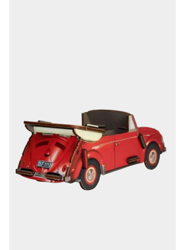 pennenhouder "VW kever cabriolet" - rood
