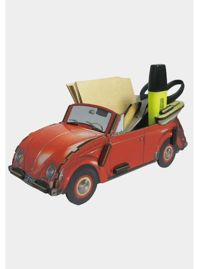 pennenhouder "VW kever cabriolet" - rood