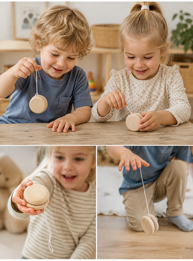 wooden yo-yo