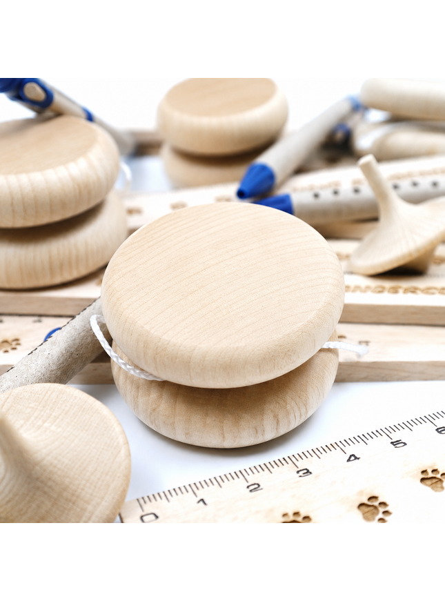 wooden yo-yo