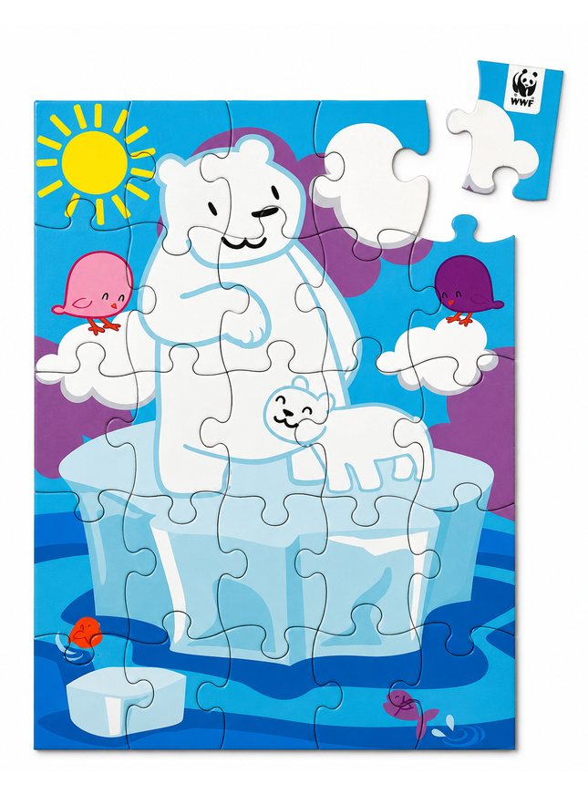 WWF puzzle (4) dessins