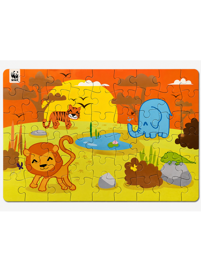 WWF puzzle (4) dessins