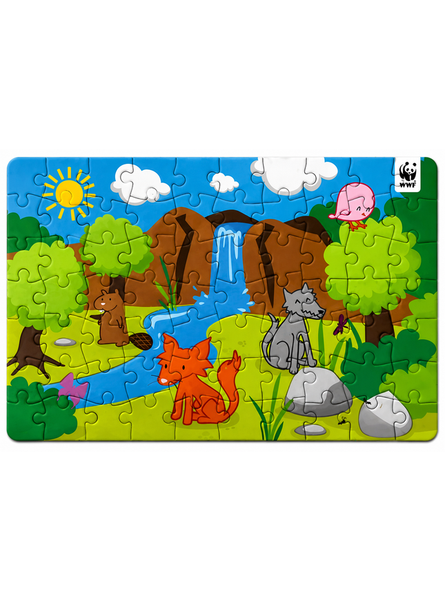 WWF puzzle (4) dessins