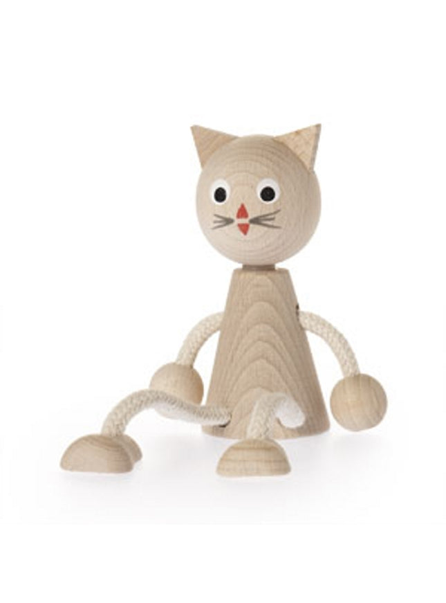 zitfiguur poes, blank