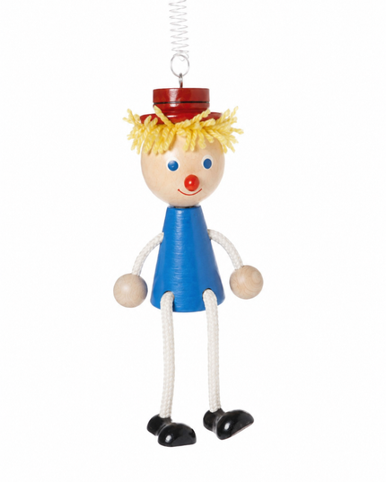 zitfiguur aan veer jongen, gekleurd
