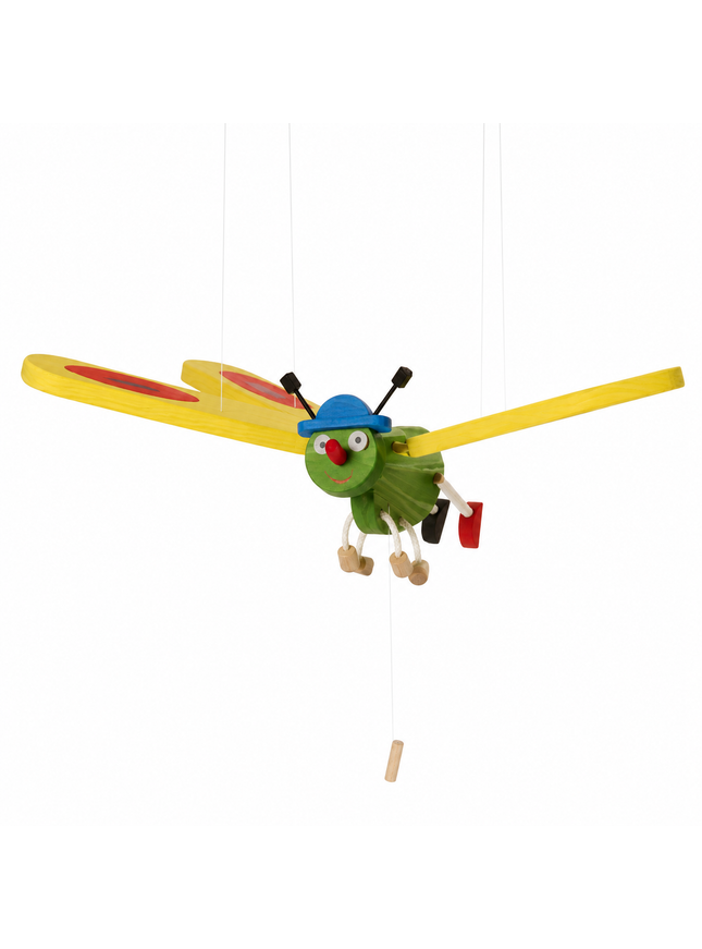 figurine volante, colorée - papillon