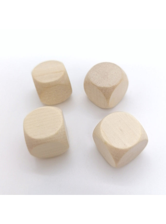 houten dobbelsteen blanco - 16 mm