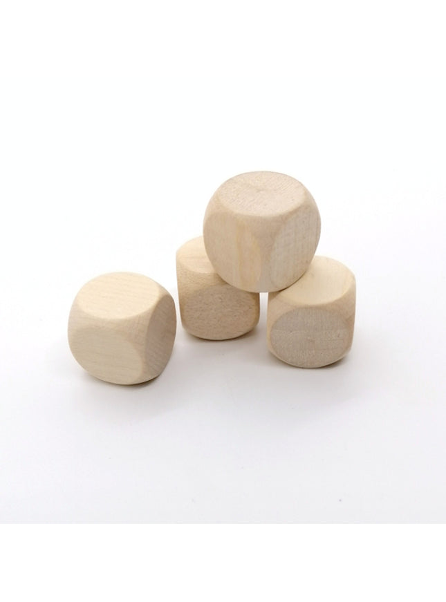 houten dobbelsteen blanco - 16 mm
