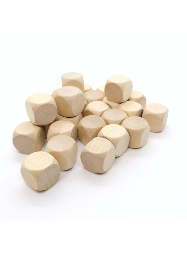 houten dobbelsteen blanco - 16 mm