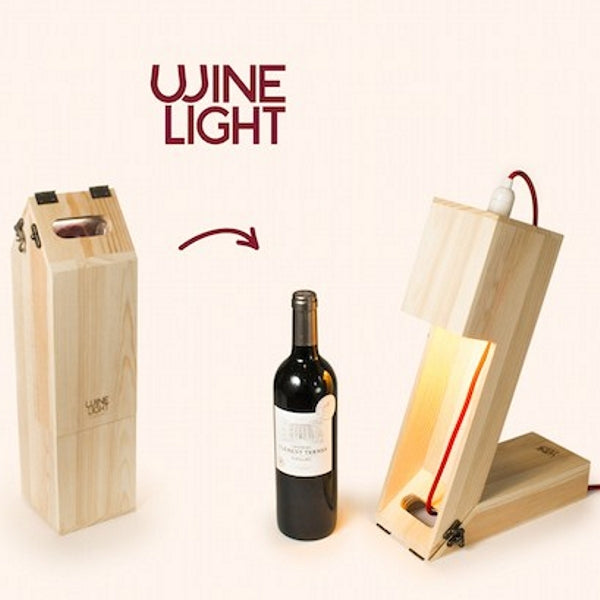 wijnkist - "winelight" - FSC 100%