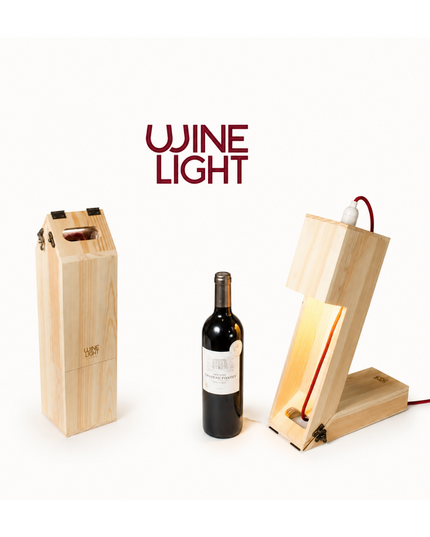 wijnkist - "winelight" - FSC 100%