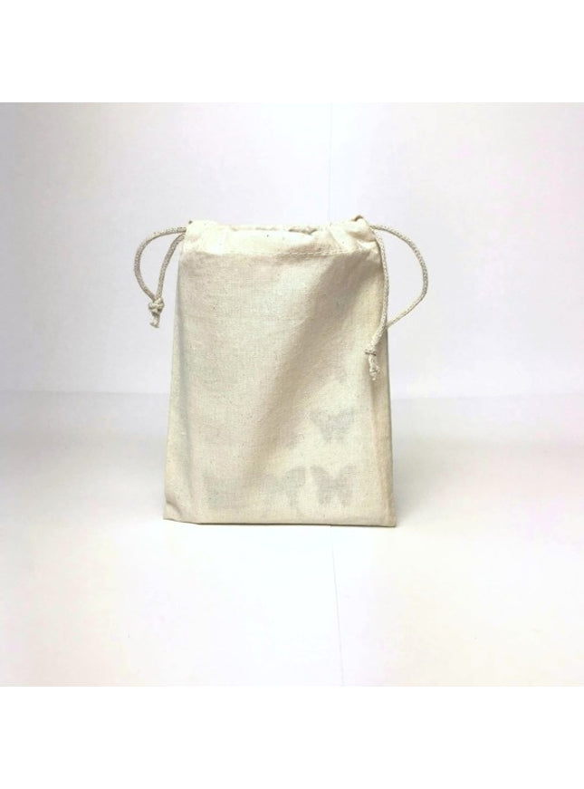 katoenen zak ca. 19x14 cm