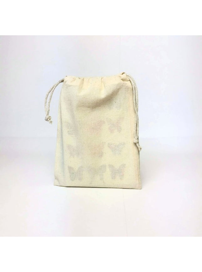 katoenen zak ca. 19x14 cm