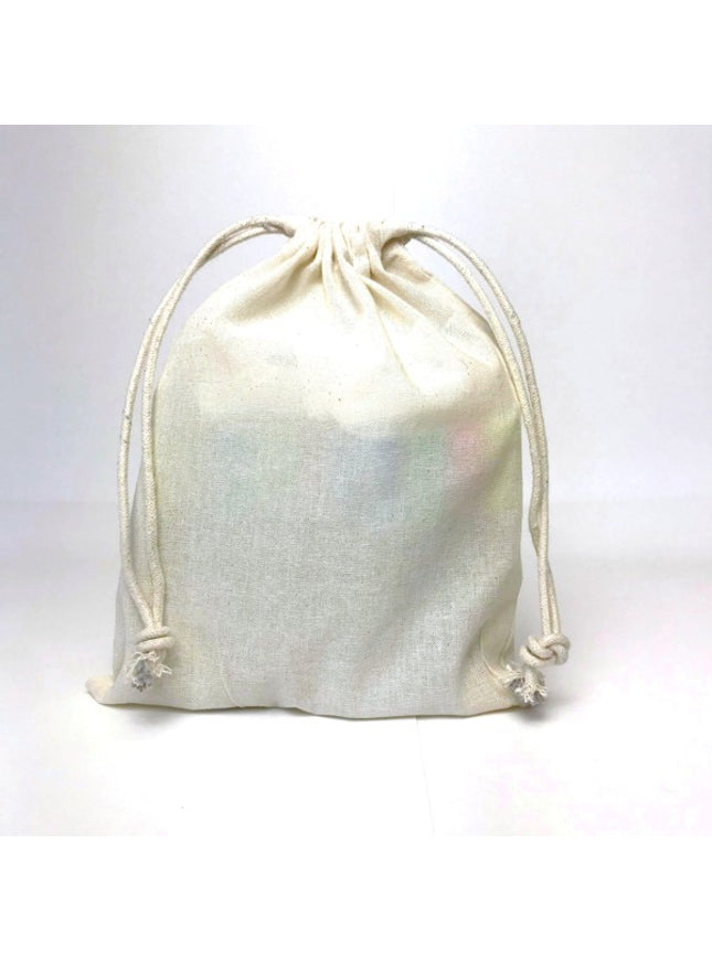 katoenen zak ca. 24x29 cm