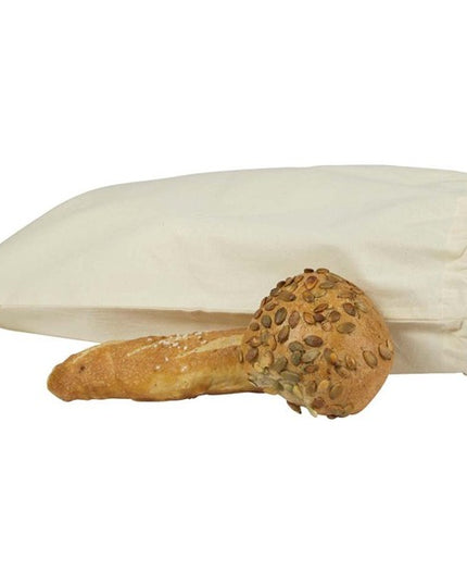 BIO- & Fairtrade katoenen zak met touwsluiting ca. 30x45 cm