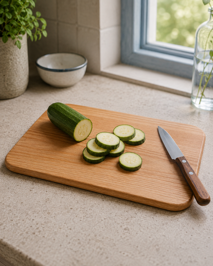 snijplank met afgeronde kant (35x25x1,9 cm) - FSC 100%
