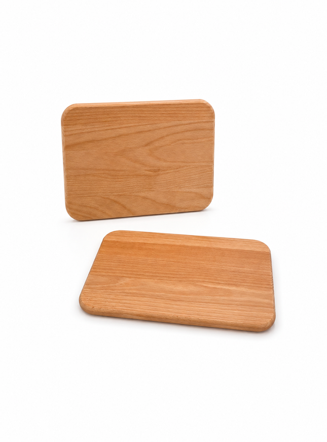 snijplank met afgeronde kant (35x25x1,9 cm) - FSC 100%