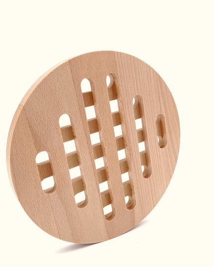 onderzetplank rond (20x1,5 cm)