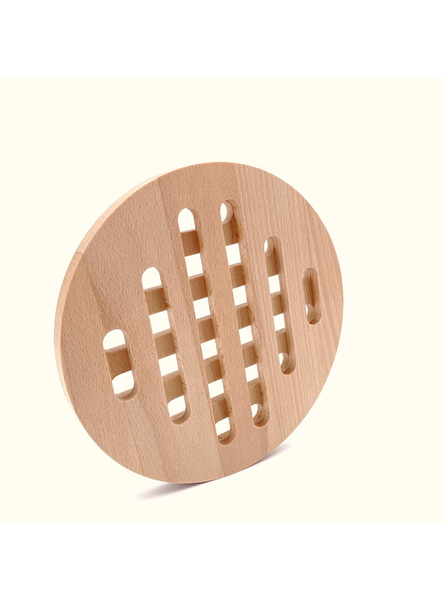 onderzetplank rond (20x1,5 cm)