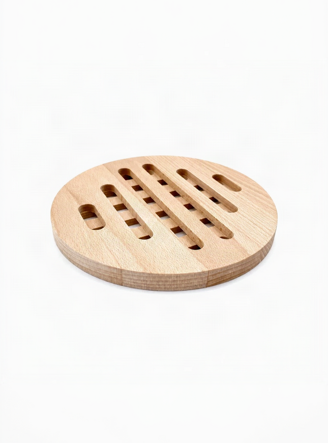 onderzetplank rond (20x1,5 cm)