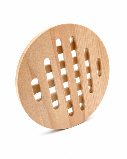 onderzetplank rond (20x1,5 cm)