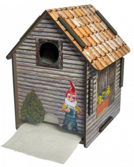 WC-rolhouder "tuinhuis"