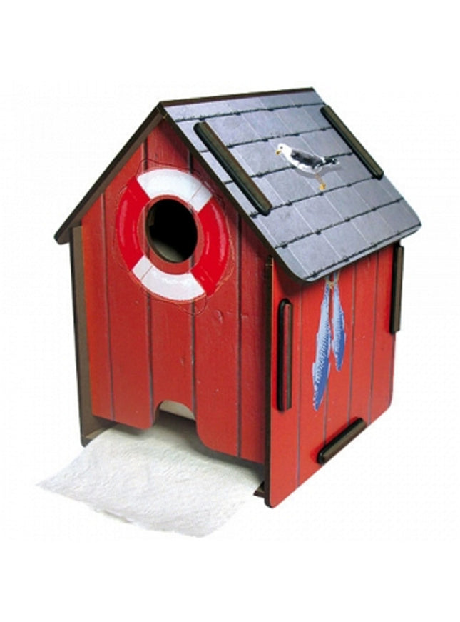 WC-rolhouder "boothuis rood"