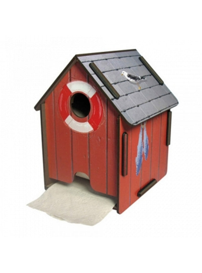 WC-rolhouder "boothuis rood"