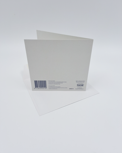 Square greeting card hydrangea, "Sorry" (F04014)