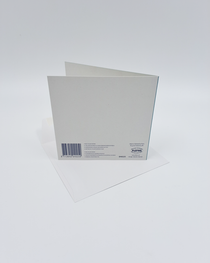 Square greeting card cherries, "Get well soon" (F04025)