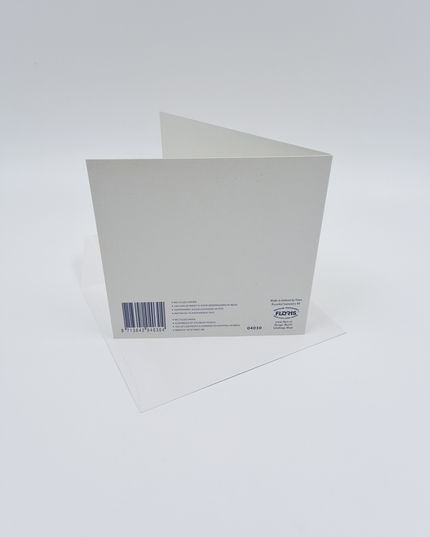 Square greeting card sunflower, Muriël (F04030)