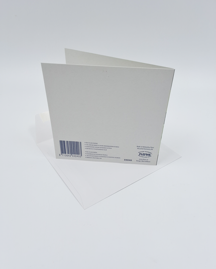 Square Greeting Card White Water Lilies (F04040)