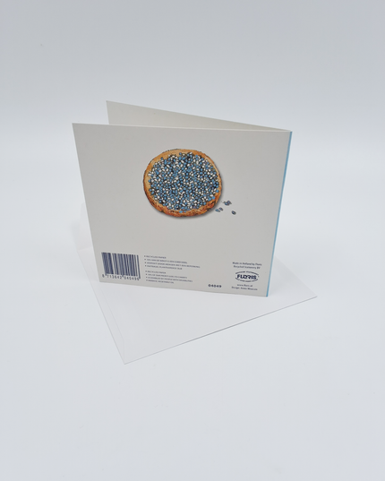 Square greeting card birth rusk, "It's a boy" (F04049)