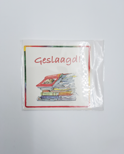 Square greeting card books, "Congratulations!" (F04055)