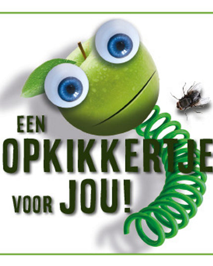 Vierkante wenskaart "Een opkikkertje voor jou" (F04086)