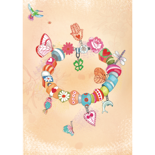 Wenskaart ketting (F10015)