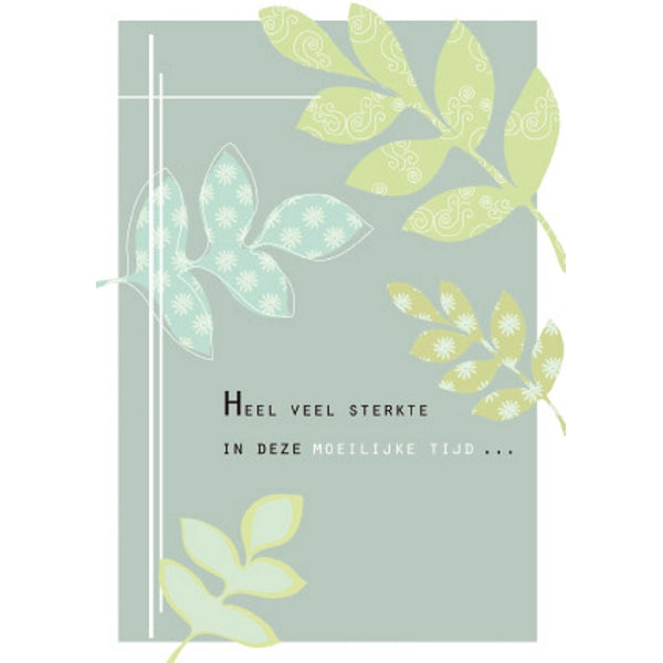 Wenskaart heel veel sterkte (F10018)